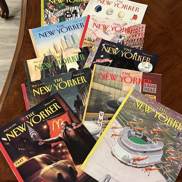 Vintage New Yorker Magazine Covers Only 1994 Set of 44 Artwork Frameable Gifts - Picture 4 of 6